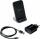 Wireless Charger BSA2, mit Standfuß, Induktive Ladestation zum Aufladen von Smartphones inkl. Schnellladenetzteil, schwarz