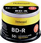 Blu-Ray Rohling, BD-R, 25 GB, 6x Speed, 50er CakeBox