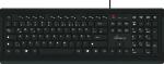Tastatur kabelgebunden, 107 ultraflachen Tasten USB 2.0...