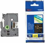 Schriftbandkassette, TZe-334, 12 mm breit / 8 m lang,...