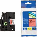 Schriftbandkassette, TZe-461, 36 mm breit / 8 m lang, rot...