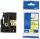 Schriftbandkassette, Flexi-Tape, TZe-FX651, 24 mm breit / 8 m lang, schwarz auf gelb, laminiert
