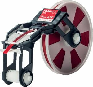 Textilfarbband, MC-FA1RD, 38 mm breit / 300 m lang, rot, für Tape Creator TP-M5000N