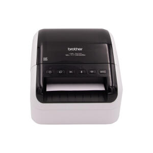 Etikettendrucker QL-1110NWBc, Thermodirektdruck, 300 dpi Auflösung, 103,6 mm max. Etikettenbreite, max. Druckgeschwindigkeit: 69 Etiketten / Min., automatische Schneideeinheit, USB Schnittstelle 2.0 full-speed, WLAN, LAN, Bluetooth