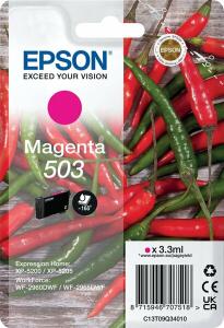 Tintenpatrone 503 für Expression Home XP-5200, WorkForce WF-2960DWF, Inhalt: 3,3 ml,  für ca. 165 Seiten, magenta
