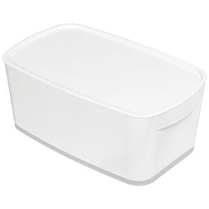Ablagebox MyBox klein A5 weiß/grau