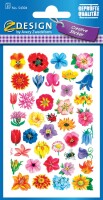 Schmucketikett Blüten klein