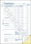 Kassenbuch Bericht A5 2x40Blatt SD blau