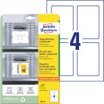 Universaletiketten 120x80mm weiß/hellgra