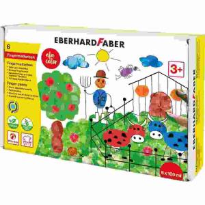 Fingermalfarbe 100ml 6ST sortiert