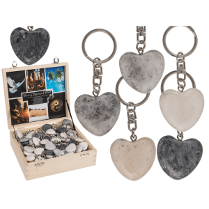 OOTB Metall-Schlüsselanhänger Worry Hearts ca. 3 cm