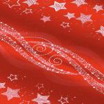 SIGEL GP113 Weihnachts-Geschenkpapier- Fairy Lights - rot/silber - 5 m x 700 mm
