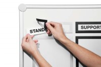 Durable Magnetischer Rahmen 210x40 sw 5St DURAFRAME® magnetic top