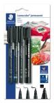 Staedtler Marker Set Lumocolor 4St Variante 4007817076736