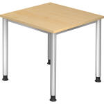 Schreibtisch 80x80cm ahorn