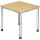 Schreibtisch 80x80cm ahorn