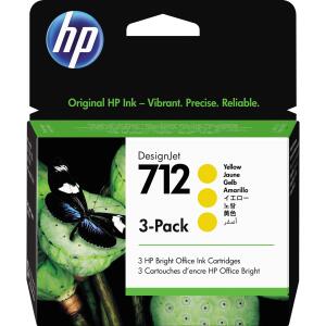 Inkjetpatrone Nr.712 yellow 3ST