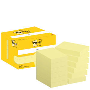 Haftnotizblock 12x100BL gelb