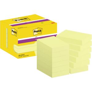 Haftnotizblock 12x90BL 48x73mm gelb