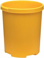 Papierkorb Klassik XXL 50l rund gelb