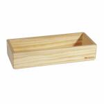SIGEL BA400 Stifteschale - Pinienholz, Neodymbeige - 17,50 x 4 x 5,50 cm - integrierte Magnete - für magnetische White- und Glasboards