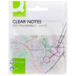 Haftnotizblock 50BL PP transparent-weiß