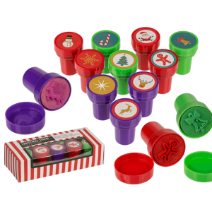 OOTB Kunststoff-Stempel Santa & friends  25 cm