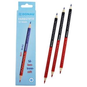 Farbstift-Silbenstift Slim rot/blau