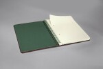 SIGEL CO675 Spiralblock Conceptum - Holzmaserung - punktkariert (Dot-Lineatur) - ca. A5 - braun - Hardcover - 160 Seiten - FSC-zertifiziert