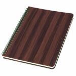 Spiralblock Conceptum Holzmaserung punktkar ca. A5 Hardcover 160 Sei