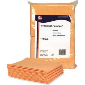 Reinigungstuch Boden 10ST orange