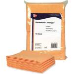 Reinigungstuch Boden 10ST orange