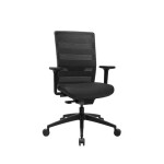 Drehstuhl mit AL Sitness Airwork schwarz