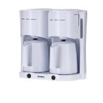 Kaffeemaschine Duo 2in1 weiß