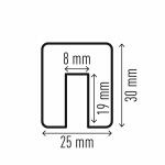 Durable Kantenschutzprofil E8 Selbstklebend, 1m