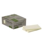 Haftnotizblock 100BL 12BK Recyceld gelb