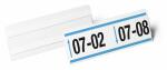 Durable Etikettentasche 1/2 A5 quer tr 10St selbstklebend Hard Cover