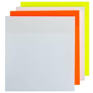 Haftnotizblock 4x50BL PP transp-sortiert