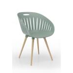 Outdoor-Stuhl olive/Buche 2ST