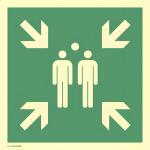 Hinweisschild Sammelstelle Alu ISO7010 4060081026821