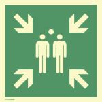 Hinweisschild Sammelstelle Alu ISO7010