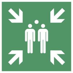 Hinweisschild Sammelstelle Alu ISO7010