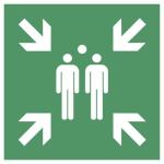 Hinweisschild Sammelstelle Alu ISO7010