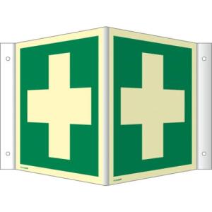 Winkelschild Erste Hilfe ISO7010