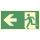 Schild Rettungsweg links sk ISO7010