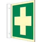 Fahnenschild Erste Hilfe ISO7010