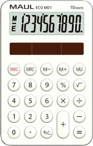 Taschenrechner Solar ECO MD 1 weiß