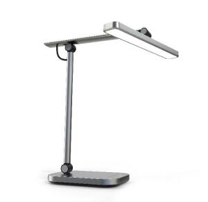 Unilux PURELINE, Schreibtischleuchte, metallgrau
