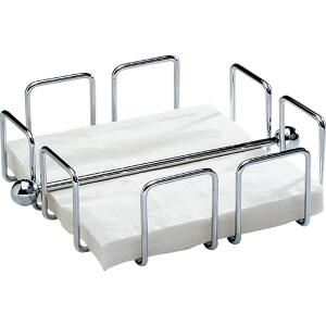 APS Serviettenhalter WIRE 19 x 6,5 x 19 cm (B x H x T) silber