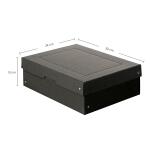 VERSCHIEDENE Aufbewahrungsbox A4/100mm schwarz